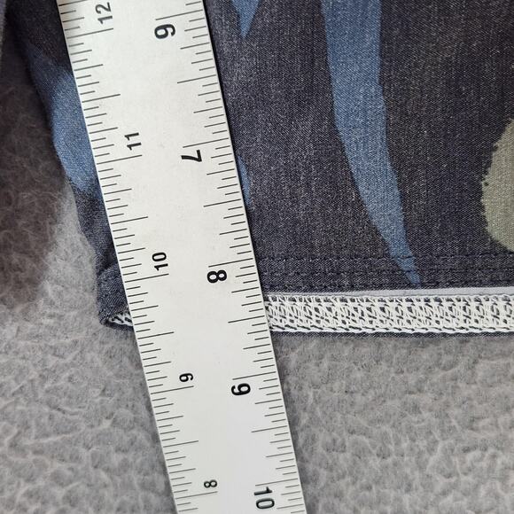 Vissla Boardshorts Mens 30 Gray Blue Leaf Print Quick Dry Stretch Swim M1065PRI - Picture 5 of 12